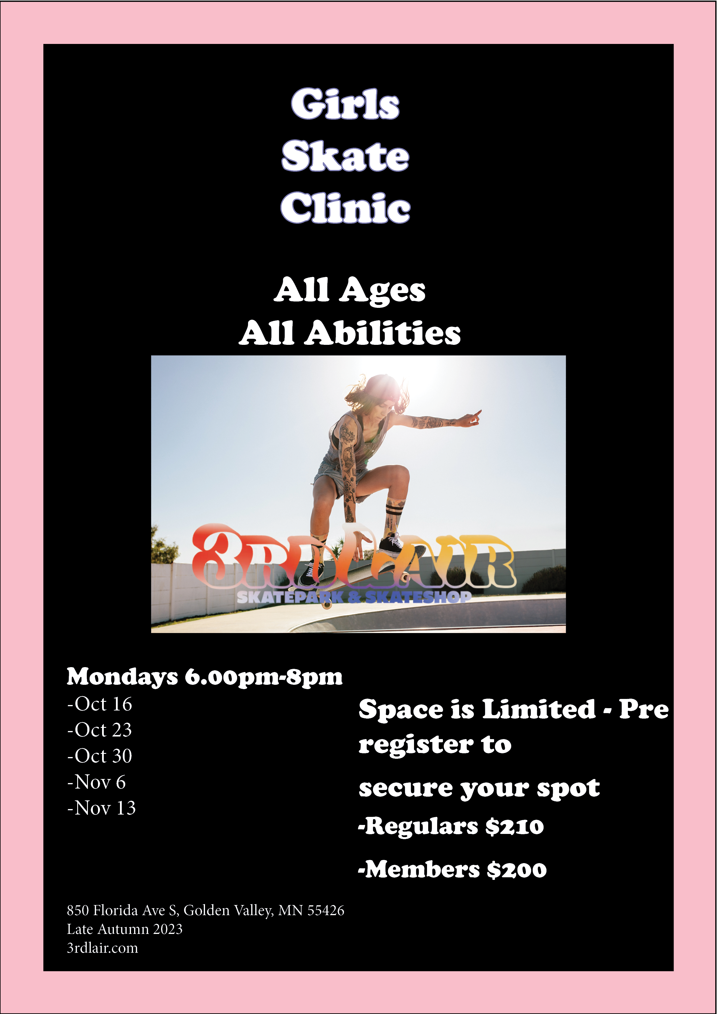 Skateboard InDesign poster 2- not final design